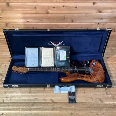 Fender Artisan Koa Dual P90 Strat - Aged Natural image 7