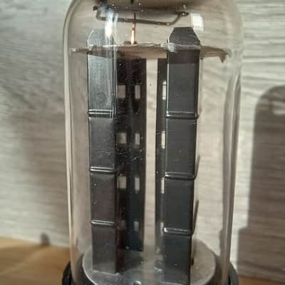 Rare 1957 Sylvania 5Y3 GT   5Y3GT BLACK BOX PLATE, balanced and super STRONG. Bild 6