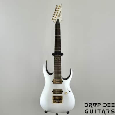 Ibanez Brian "Head" Welch Signature K7YANG 7-String Electric Guitar w/ Bag - Matte White image 2