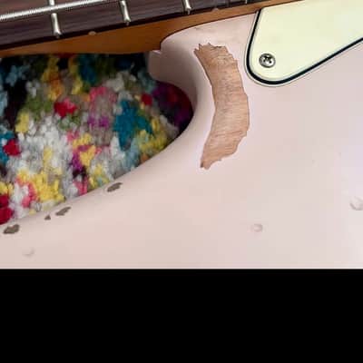 Upgraded Fender Flea Jazz Bass (Shell Pink, Road Worn) + Deluxe Case + Custom Features image 10
