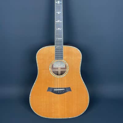 1998 Taylor W10 Solid Walnut Dreadnought Acoustic Guitar w/ OHSC, Original Accessories image 2