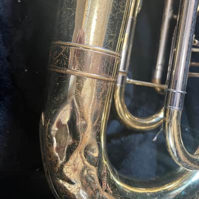 Jupiter JEP470 Euphonium, 4  piston,  Gold with case and  mouthpiece image 8