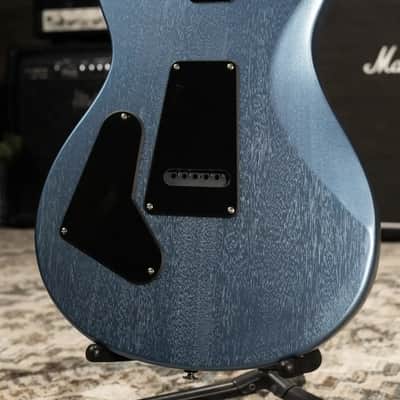 PRS SE CE 24 Solid Body Electric Guitar - Ice Blue Metallic with Gig Bag image 8