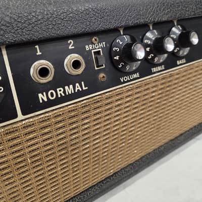 Fender Bassman 2-Channel 50-Watt Guitar Amp Head 1964 - 1967 - Black Panel (AS-IS) C013-A4 image 3