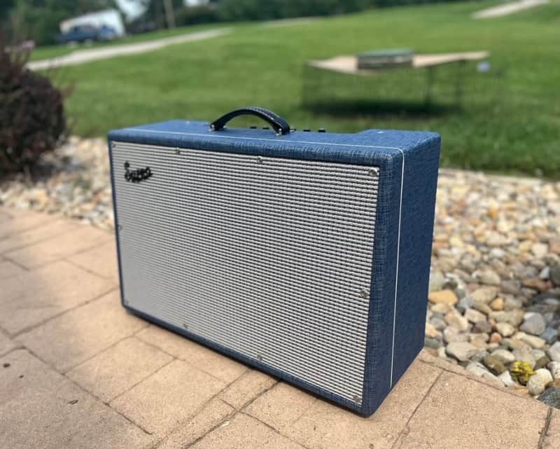 Supro 1685RT Neptune 25w 2x12" Guitar Combo 2017 - Present - Blue Rhino image 1