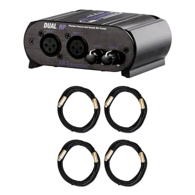ART Dual RP 2-Channel Remote Preamp Bundle with 20-foot XLR Cables image 1