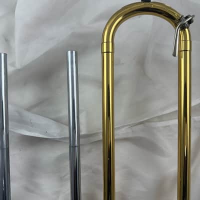 Yamaha YSL-448G Intermediate Bb/F Trombone 2010s - Lacquered Brass image 17