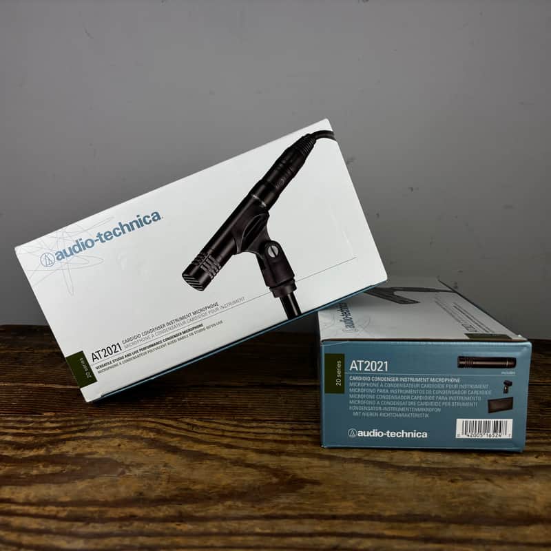 Audio-Technica AT2021 Cardioid Condenser Instrument Microphone Pair image 1