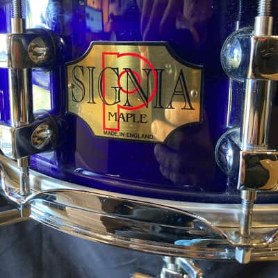 Premier - 5x14" Signia Series Maple Snare Drum 1994–2000 - Purple Lacquer image 5