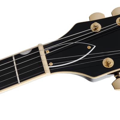 Gretsch Broadkaster LX Center Block with String-Thru Bigsby and Gold Hardware Ebony FB Black with Bag image 5