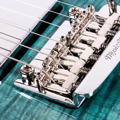 Ernie Ball Music Man Luke 4 HH Maple Top Blue Dream with Mono Case image 6