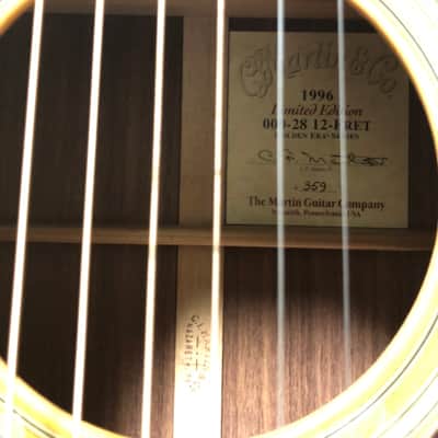 Martin 000-28 GE GOLDEN ERA Lmt. Ed. ULTRA RARE 12 Fret GORGEOUS image 6