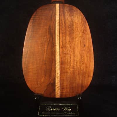 Handmade Pineapple Soprano Ukulele, Solid Hawaiian Koa, Soft-bag, Bruce Wei UW13-2004 image 5