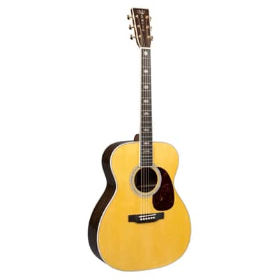 Martin USA J-40 Standard Y25 - Ebony Fingerboard, Natural image 1