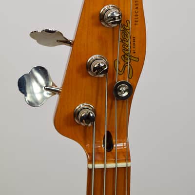 2025 Squier Classic Vibe Telecaster Bass, Maple Fingerboard, Black Pickguard, Mocha image 6