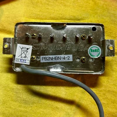 Epiphone Bridge (PB3NHBB-4-2) & Neck (PB2NHBN-4-2) Pickups 2023 image 3