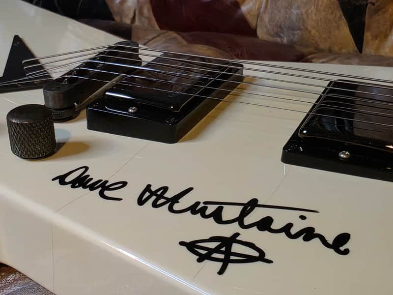 Dave Mustaine's Explorer MEGADETH Artist Owned Stage Played - Dean USA Custom Shop XO Heavy Relic Vintage Aged Signed Korina Neck Guitar image 1