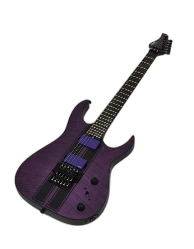 Schecter Banshee GT FR Guitar Satin Trans Purple B-Stock 1014 image 1