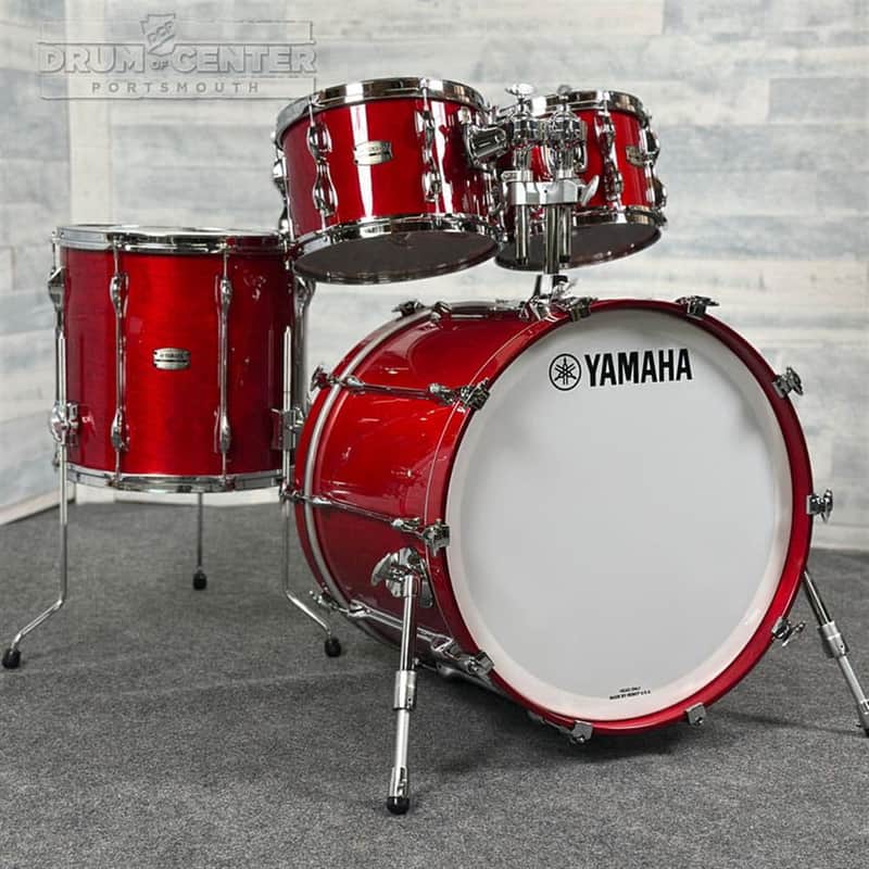 Immagine Yamaha Recording Custom 4pc Drum Set 22/10/12/16 Red Autumn - 1