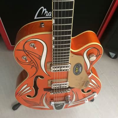 Gretsch G6120 Brian Setzer SSLVO 2010 Limited Edition Hand Painted image 3