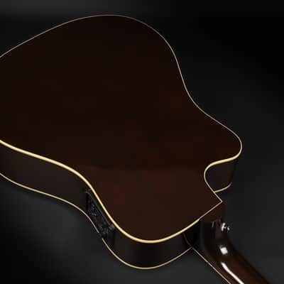 2014 Gibson Hummingbird Pro EC - Vintage Sunburst | USA Montana Square Shoulder Dreadnought Cutaway Pickup | CoA OHSC image 15