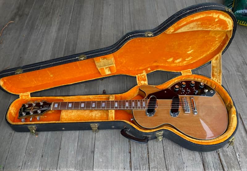 1973 Gibson Les Paul Recording w/original yellow lined case image 1
