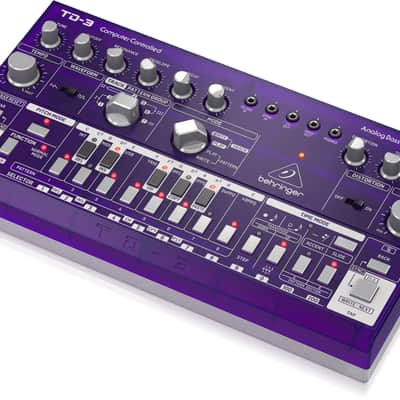 Behringer TD-3-GP Analog Bass Line Synthesizer - Purple image 2