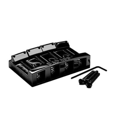 Leo Quan® Badass I™ Bass Bridge, 4 String-Chrome image 13