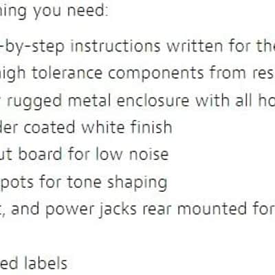StewMac Sun Fuzz DIY Electric Guitar Pedal Kit, With White Enclosure, Inspired By Analogman Sun Face (12252-W) image 2