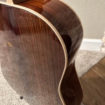 Larrivee SD-60 w/ Moonwood Top Left Handed 2024 - Tobacco sunburst image 14