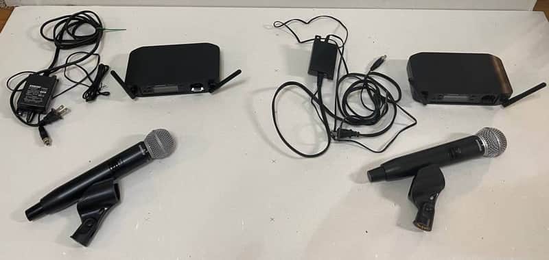 PAIR of Shure GLXD24 / SM58=-Z2 wireless systems image 1