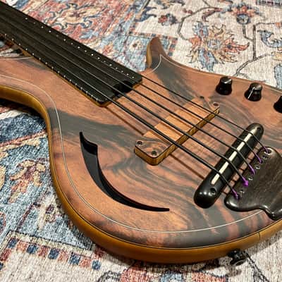 F Bass AC5-Classic Fretless Amara Ebony Top 2024 image 7