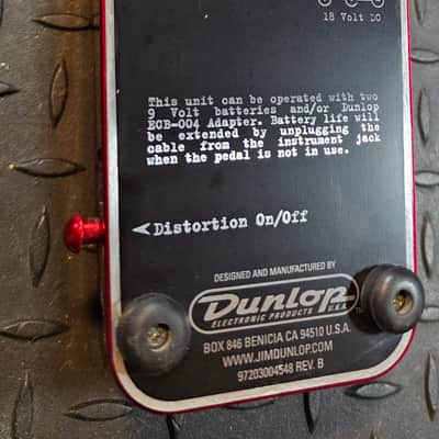 Dunlop SW95 Slash Signature Cry Baby Wah 18v SW-95 Crybaby image 9