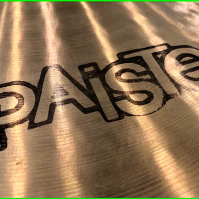 Paiste Formula 602 Seven Sound Set 7 20" Deep Ride from 1975 2353g (Who is E.C.??) image 14
