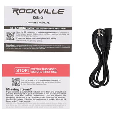 Rockville DS10 3500 Watt Peak/900w RMS 2 Channel Power Amplifier+Speakon Cables image 10
