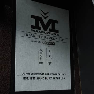 Preowned Magnatone Starlite Reverb 10 8W 1x10 Combo - Traditional Brown image 9