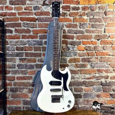 Tokai Double Horn Junior Electric Guitar w/ GB & "Kitchen Sink" UPGRADES (2021 - White) image 2