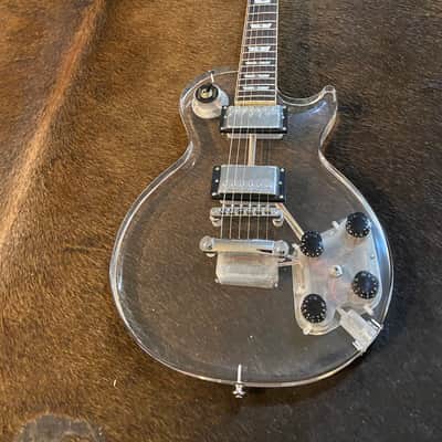 Unbranded Crystal Clear Acrylic Lucite Les Paul Clear image 11