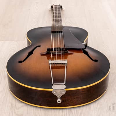 1954 Gibson L-48 Vintage Archtop Acoustic Guitar w/ K&K Pickup, Case image 12
