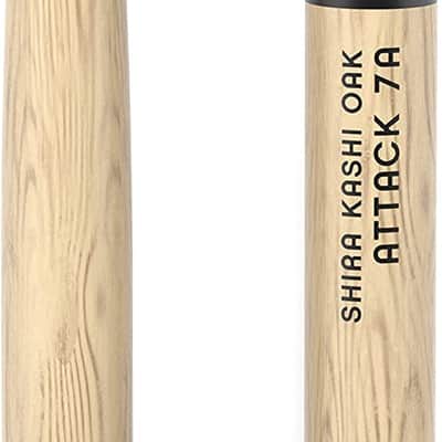 Promark PW7AW Japanese White Oak 7A Wood Tip Drum Sticks image 3