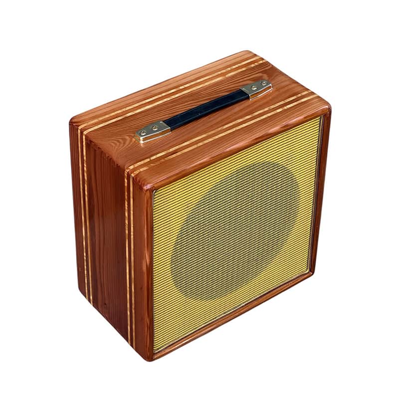 Ashen 112 Custom Guitar Speaker Cabinet Redwood Maple Inlays (empty) image 1