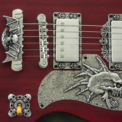 10 METAL SKULL PARTS for epiphone SG standard g400 guitar knobs special custom image 4