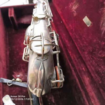 Frank Holton Tenor Saxophone WWI Military Issue (U.S.Q.M.C.) Serial #1092 Serial # 1092 1915 - 1915 image 3