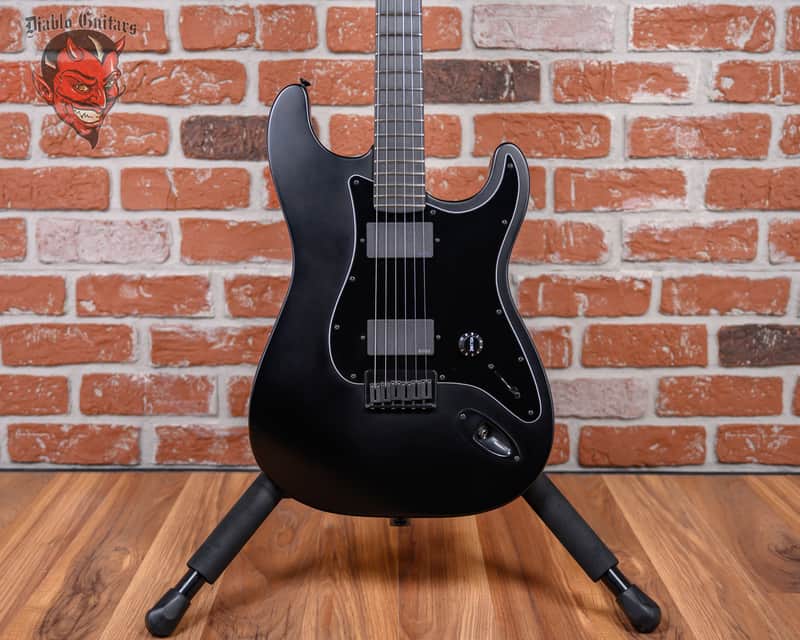 Immagine Fender Jim Root Stratocaster Flat Black 2019 w/Gigbag - 1