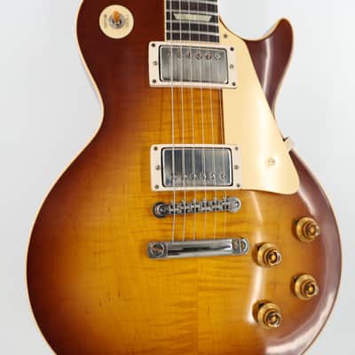 Gibson Custom Shop 1959 Les Paul Standard Reissue Electric Guitar - Iced Tea Burst, VOS image 6