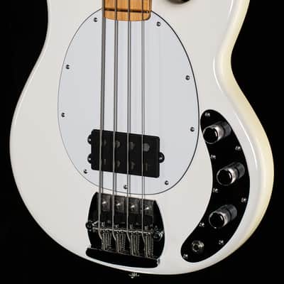 Ernie Ball Music Man Retro 70s StingRay 4 Bass White  (052) image 1