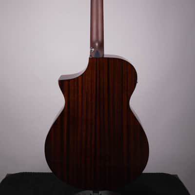 Ibanez AEWC16QA-TLH Acoustic-Electric Guitar – Transparent Blue Sunburst image 4