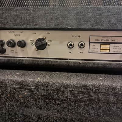 early 70s Sound City B-120 Vintage Guitar Amplifier with Matching Cabinet image 4
