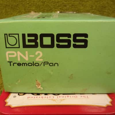 Boss Tremolo-Pan PN-2 box top only, 1990's, sea foam green, Cipollina image 6