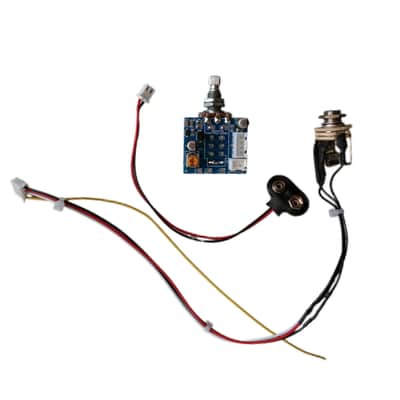 Boffin FX Push-Pull Onboard Clean Boost Preamp 20dB 500K for Humbuckers & High-Gain image 3